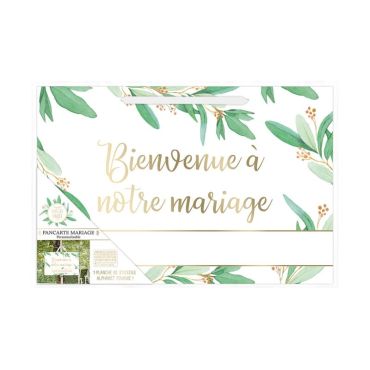 Une pancarte de mariage personnalisable à suspendre lors de votre mariage | jourdefete.com Une pancarte de mariage personnalisable à suspendre lors de votre mariage | jourdefete.com