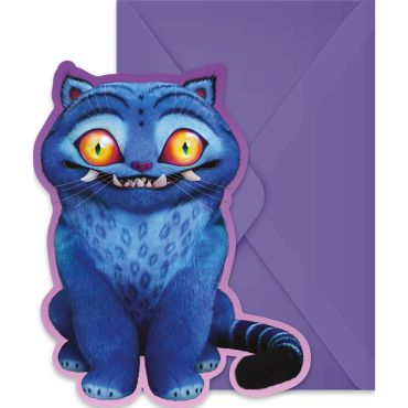 Cartes d’invitation KPop Demon Hunters avec enveloppes violettes pour anniversaire enfant | jourdefete.com Cartes d’invitation KPop Demon Hunters avec enveloppes violettes pour anniversaire enfant | jourdefete.com