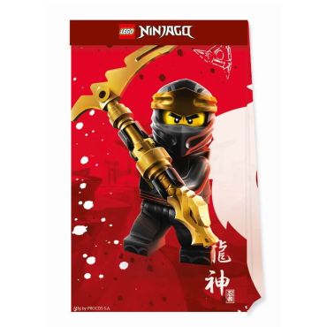 4 sacs cadeaux en papier lego ninjago | jourdefete.com 4 sacs cadeaux en papier lego ninjago | jourdefete.com