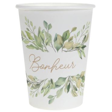 Lot de 10 gobelets - 27 cl - Ô Bonheur | jourdefete.com Lot de 10 gobelets - 27 cl - Ô Bonheur | jourdefete.com