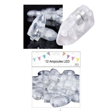12 petites ampoules LED pour ballons et lampions | jourdefete.com 12 petites ampoules LED pour ballons et lampions | jourdefete.com