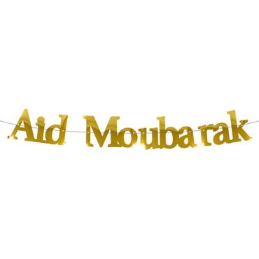 Guirlande de lettres en papier - 2,5 m - Collection Aid Moubarak | jourdefete.com Guirlande de lettres en papier - 2,5 m - Collection Aid Moubarak | jourdefete.com