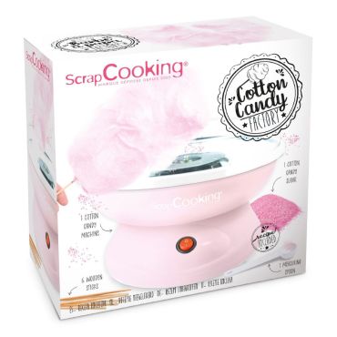 Machine à barbe à papa rose ScrapCooking Cotton Candy Factory avec accessoires | jourdefete.com Machine à barbe à papa rose ScrapCooking Cotton Candy Factory avec accessoires | jourdefete.com