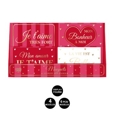 Un magnet romantique à offrir pour la Saint-Valentin | jourdefete.com