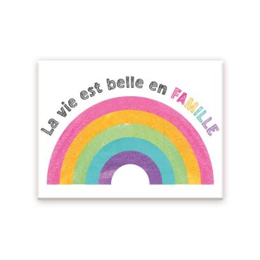 Magnet la vie est belle en famille | jourdefete.com Magnet la vie est belle en famille | jourdefete.com