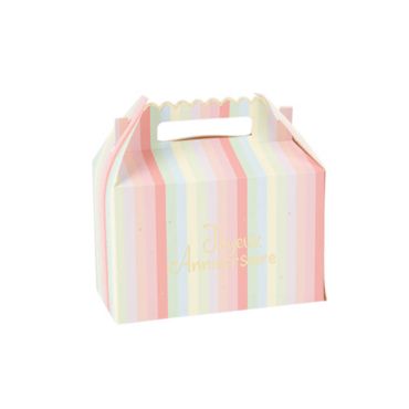 4 Boîtes à cadeaux - Collection Mahault Pastel et Or 4 Boîtes à cadeaux - Collection Mahault Pastel et Or