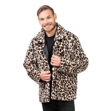 Veste en fausse fourrure léopard pour un look sauvage | jourdefete.com Veste en fausse fourrure léopard pour un look sauvage | jourdefete.com