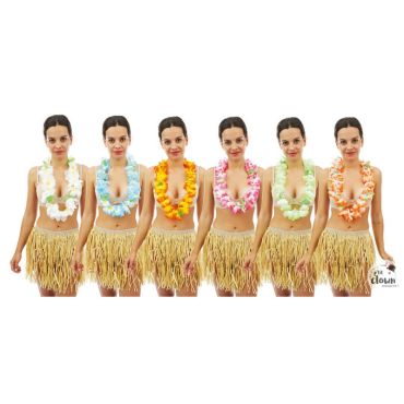 Collier hawaïen de fleurs en plusieurs coloris | jourdefete.com Collier hawaïen de fleurs en plusieurs coloris | jourdefete.com