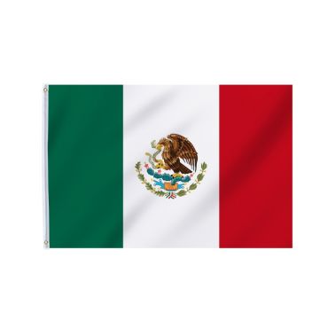 Grand drapeau mexicain avec blason officiel pour décoration de soirée à thème | jourdefete.com Grand drapeau mexicain avec blason officiel pour décoration de soirée à thème | jourdefete.com