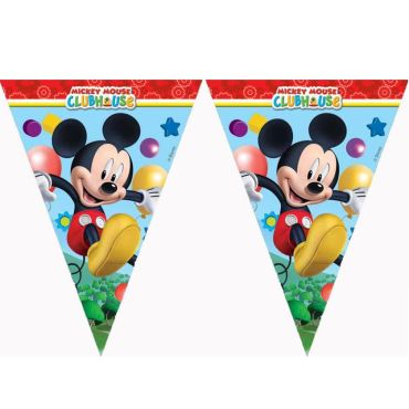 Guirlande de Fanions Anniversaire Mickey Guirlande de Fanions Anniversaire Mickey