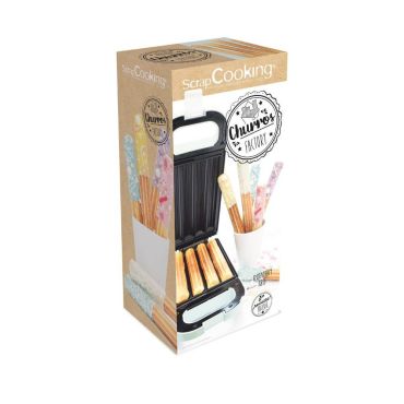 Machine à churros Churros Factory avec plaques rotatives pour desserts maison | jourdefete.com Machine à churros Churros Factory avec plaques rotatives pour desserts maison | jourdefete.com