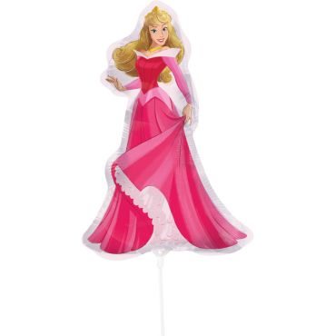 Mini-ballon en aluminium - Aurore - 9'' - Princesses Disney™ Mini-ballon en aluminium - Aurore - 9'' - Princesses Disney™
