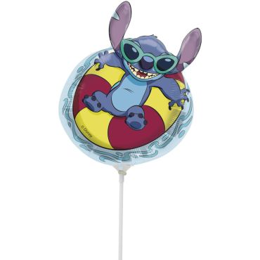Mini-ballon en aluminium - Stitch en tenue d'été - 9'' - Stitch™ Mini-ballon en aluminium - Stitch en tenue d'été - 9'' - Stitch™