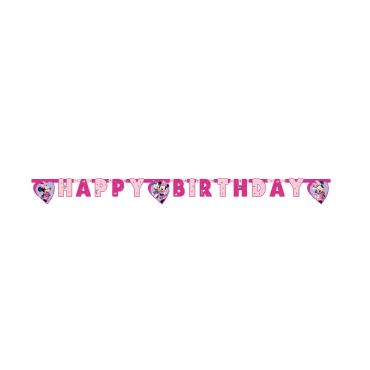 guirlande happy birthday minnie