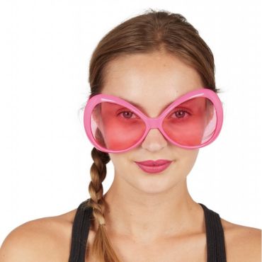 Lunettes mouche roses XXL pour déguisement festif | jourdefete.com