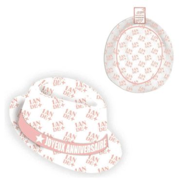 chapeau-anniversaire-rose-blanc|jourdefete.com chapeau-anniversaire-rose-blanc|jourdefete.com