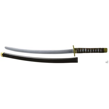 Sabre ninja réaliste avec fourreau noir 77 cm | jourdefete.co Sabre ninja réaliste avec fourreau noir 77 cm | jourdefete.co