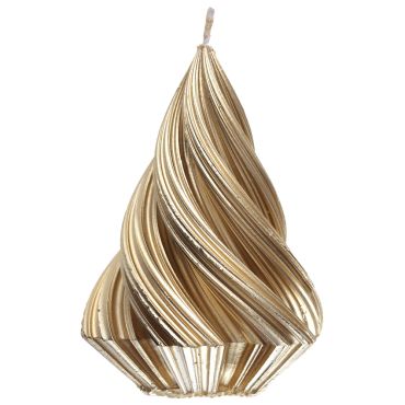 Bougie Sapin Élégant Doré décorative pour Noël et fêtes | jourdefete.com Bougie Sapin Élégant Doré décorative pour Noël et fêtes | jourdefete.com
