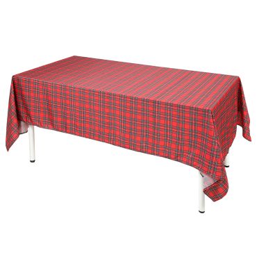 Nappe tartan rouge à carreaux écossais 145x240cm pour décoration de table de Noël | jourdefete.com Nappe tartan rouge à carreaux écossais 145x240cm pour décoration de table de Noël | jourdefete.com
