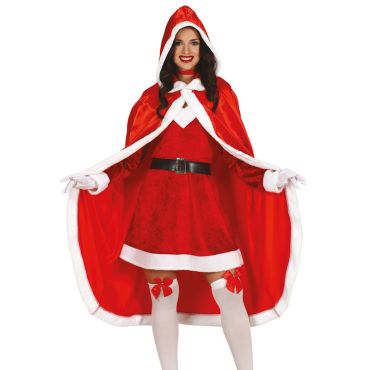 Cape rouge et blanche de Mère Noël | jourdefete.com