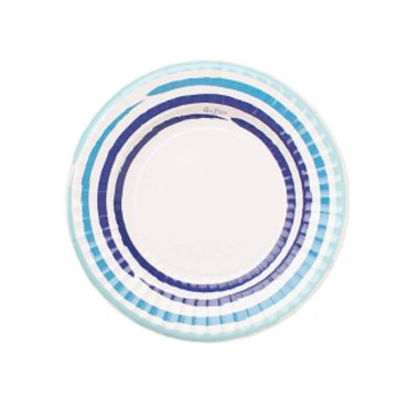 8 Petites Assiettes en Carton - On The Blue | jourdefete.com 8 Petites Assiettes en Carton - On The Blue | jourdefete.com