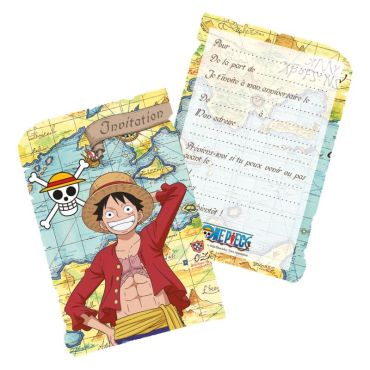 Invitez les amis de votre enfant avec ces cartes d’invitation "One Piece ®" | jourdefete.com Invitez les amis de votre enfant avec ces cartes d’invitation "One Piece ®" | jourdefete.com
