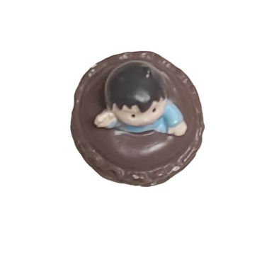 Figurine de macaron au chocolat - Oscar | jourdefete.com Figurine de macaron au chocolat - Oscar | jourdefete.com