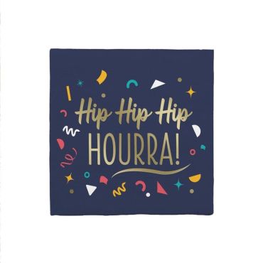 Pack de 10 serviettes - Collection Confettis | jourdefete.com