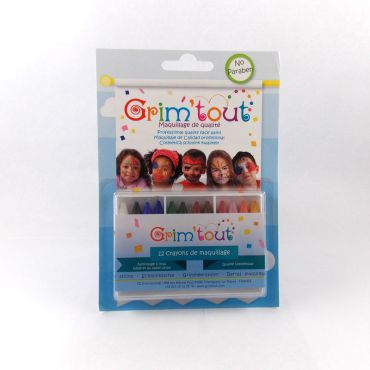 Pack 12 crayons de maquillage Grim'tout Pack 12 crayons de maquillage Grim'tout