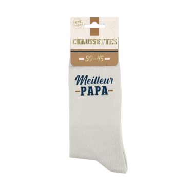 Chaussettes cadeau Meilleur Papa pour fête des pères | jourdefete.com