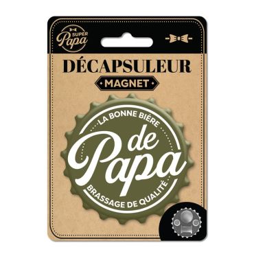Décapsuleur magnétique " La bonne Bière de Papa " Décapsuleur magnétique " La bonne Bière de Papa "