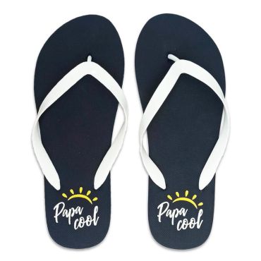 Paire de tongs " papa cool " taille unique pour homme Paire de tongs " papa cool " taille unique pour homme