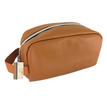 Trousse de toilette Papa Parfait marron – idée cadeau pratique fête des pères | jourdefete.com Trousse de toilette Papa Parfait marron – idée cadeau pratique fête des pères | jourdefete.com