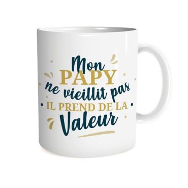 Un mug qui fait comprendre à votre papy qu'il prend de la valeur | jourdefete.com Un mug qui fait comprendre à votre papy qu'il prend de la valeur | jourdefete.com