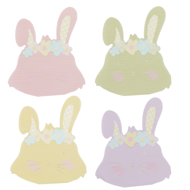Serviettes en papier en forme de lapins pour une table de Pâques festive | jourdefete.com Serviettes en papier en forme de lapins pour une table de Pâques festive | jourdefete.com