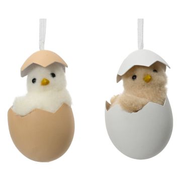 Suspension poussin dans sa coquille, décoration de Pâques mignonne et printanière | jourdefete.com Suspension poussin dans sa coquille, décoration de Pâques mignonne et printanière | jourdefete.com