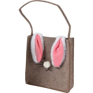 Sac en forme de lapin en feutrine - Pâques - 17 x 34 x 5 cm Sac en forme de lapin en feutrine - Pâques - 17 x 34 x 5 cm