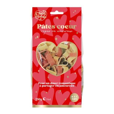 Pâtes en forme de cœur pour un dîner romantique | jourdefete.com