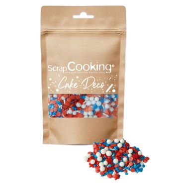 Décors sucrés bleu, blanc, rouge pour gâteaux | jourdefete.com Décors sucrés bleu, blanc, rouge pour gâteaux | jourdefete.com