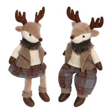 Renne de Noël assis | jourdefete.com Renne de Noël assis | jourdefete.com