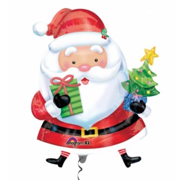 Ballon Métallique Hélium - Père Noël avec Sapin et Cadeaux | jourdefete.com Ballon Métallique Hélium - Père Noël avec Sapin et Cadeaux | jourdefete.com