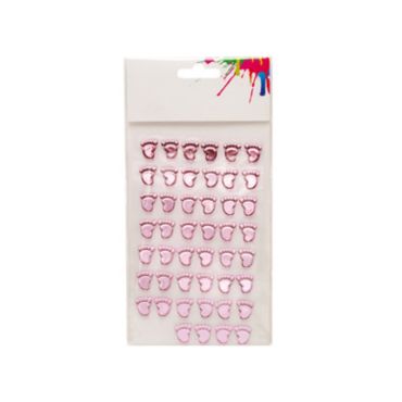 48 Pieds de Bébé à Coller - Rose | jourdefete.com 48 Pieds de Bébé à Coller - Rose | jourdefete.com