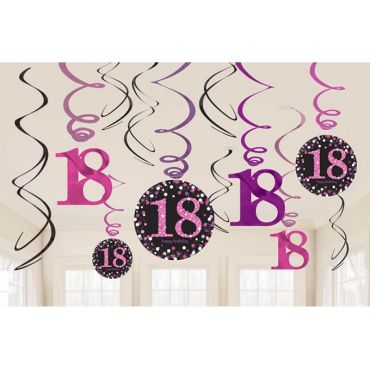 Suspensions 18 Ans - Rose / Noir Suspensions 18 Ans - Rose / Noir
