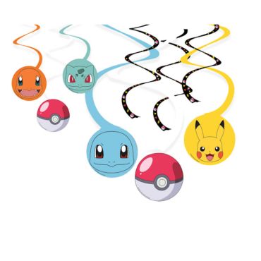 Optez pour ces spirales à suspendre lors de l'anniversaire Pokémon de votre enfant | jourdefete.com