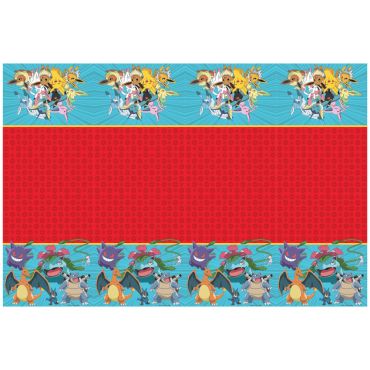 Nappe Pokémon avec Pikachu, Dracaufeu, Ectoplasma et Évoli pour table d’anniversaire enfant | jourdefete.com Nappe Pokémon avec Pikachu, Dracaufeu, Ectoplasma et Évoli pour table d’anniversaire enfant | jourdefete.com