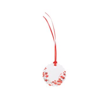 10 Étiquettes avec ruban - Collection Poppy Love