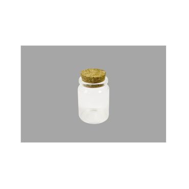 fiole en verre avec bouchon en liège | jourdefete.com