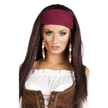 Perruque de Femme Pirate Perruque de Femme Pirate