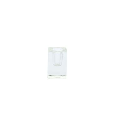 Bougeoir en verre transparent pour décoration de table mariage baptême communion | jourdefete.com
