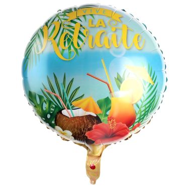 Ballon en aluminium de la collection retraite tropicale de 45 cm Ballon en aluminium de la collection retraite tropicale de 45 cm